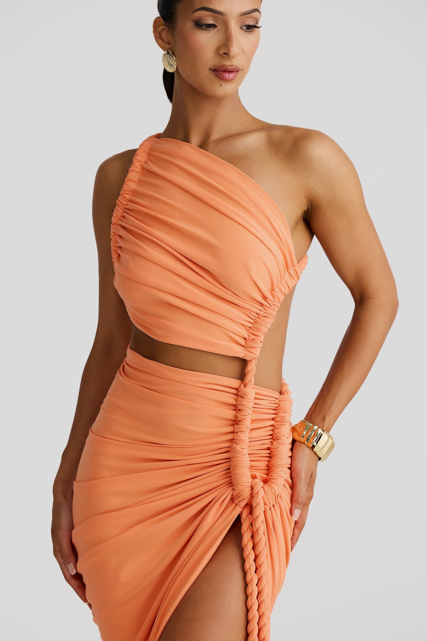 Juliana Dress - Papaya - SHOPJAUS - JAUS