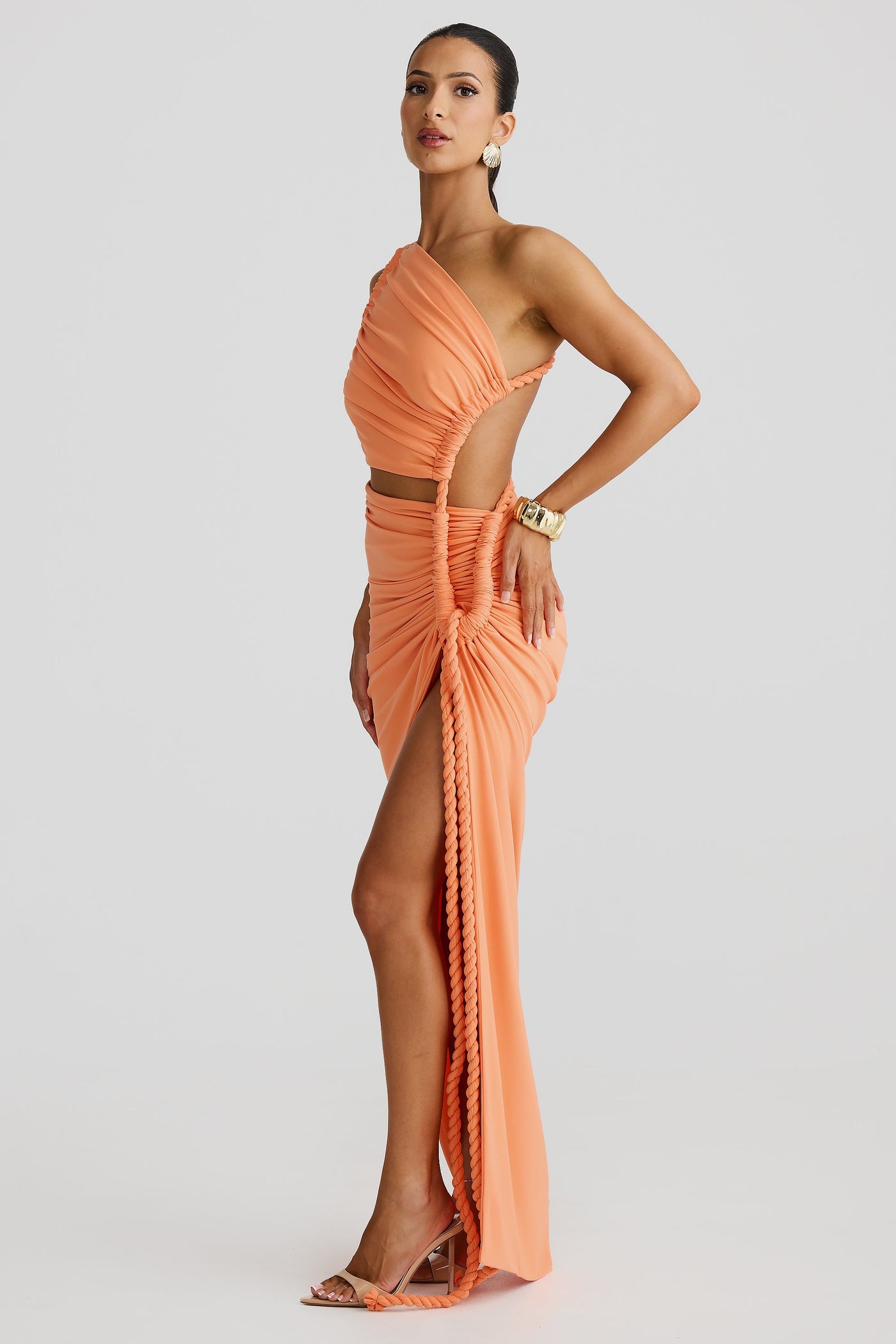 Juliana Dress - Papaya - SHOPJAUS - JAUS