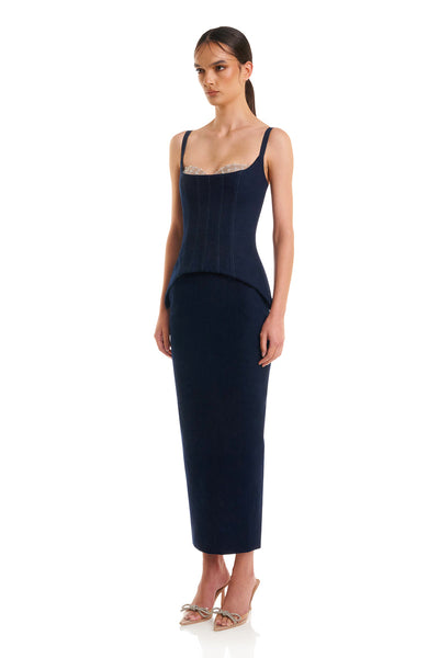 Monet Dress - Denim - SHOPJAUS - JAUS