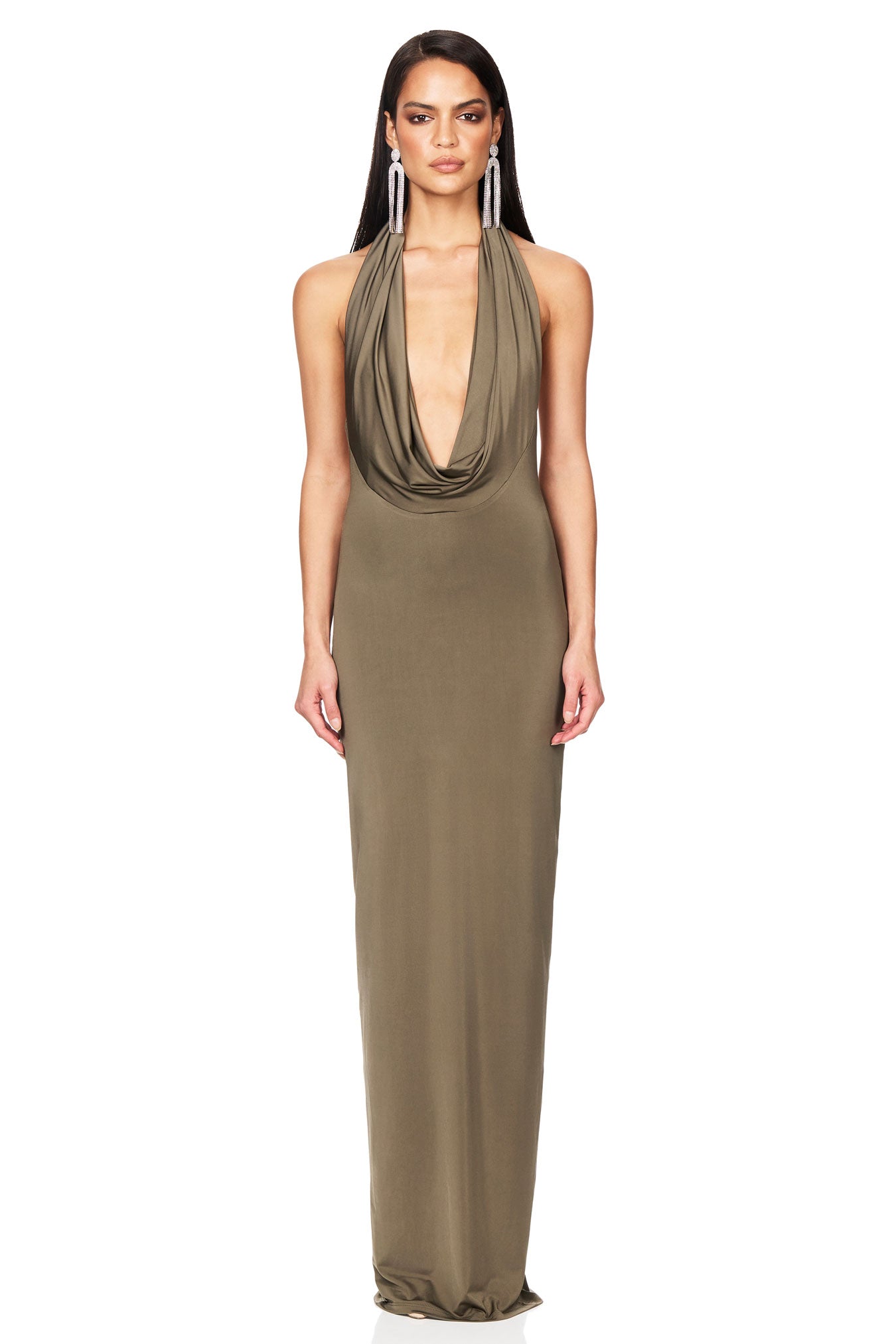Nookie Element Gown - Khaki - SHOPJAUS - JAUS