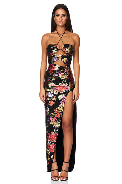 Nookie Electric Floral Maxi Dress - Floral - SHOPJAUS - JAUS