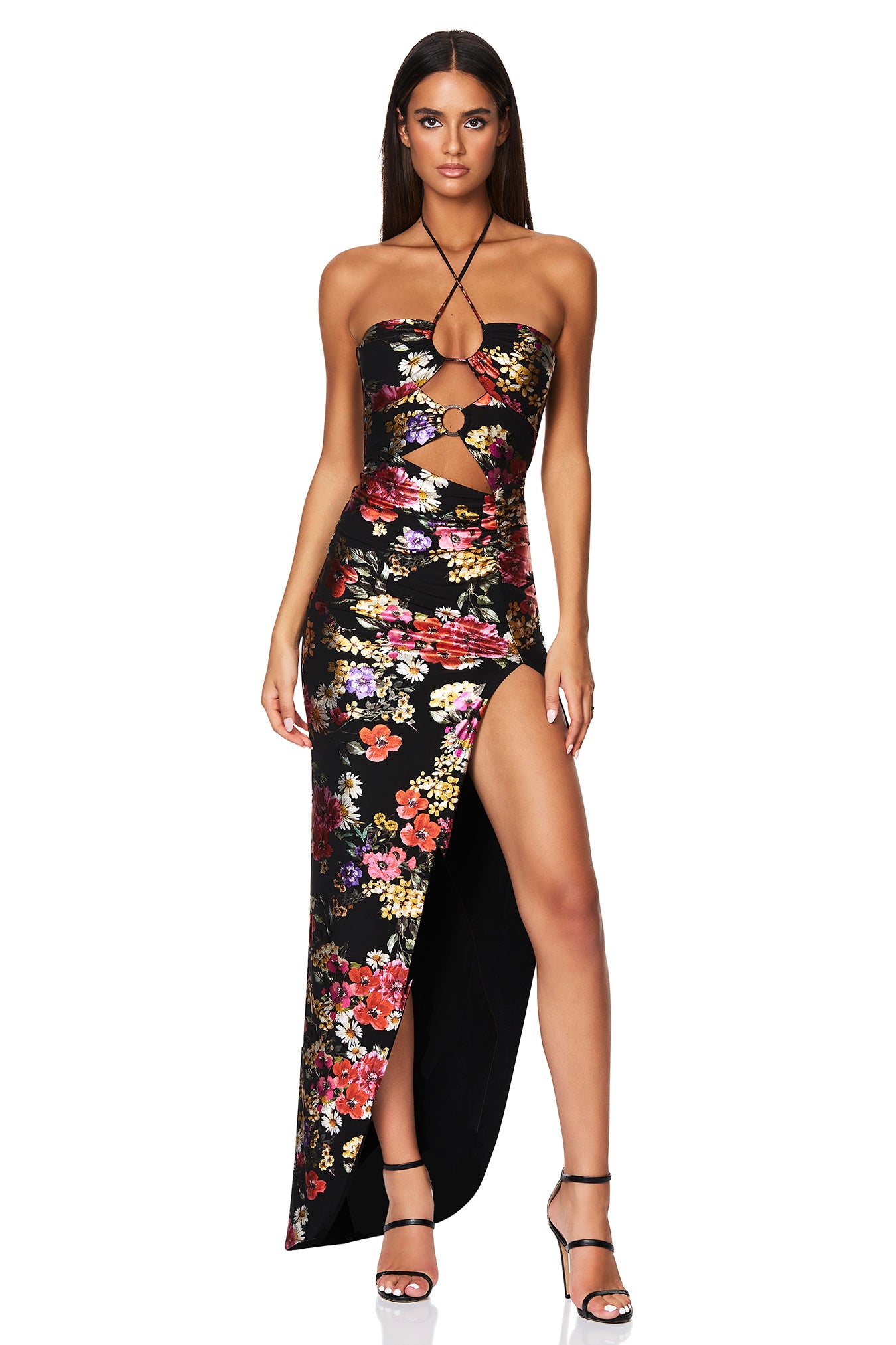 Nookie Electric Floral Maxi Dress - Floral - SHOPJAUS - JAUS