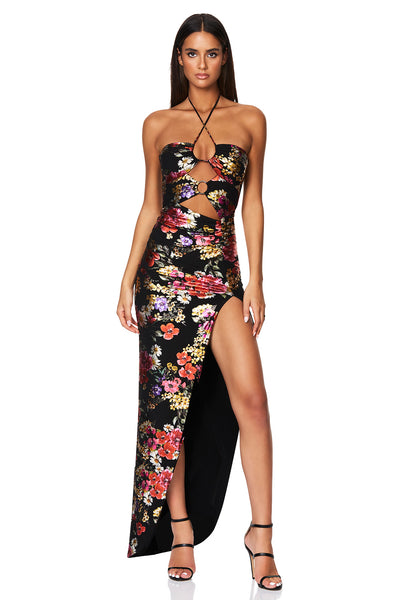 Nookie Electric Floral Maxi Dress - Floral - SHOPJAUS - JAUS