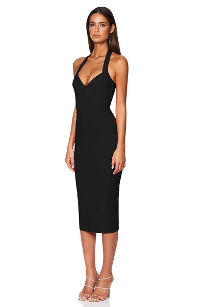 Nookie Love Affair Midi Dress - Black - SHOPJAUS - JAUS