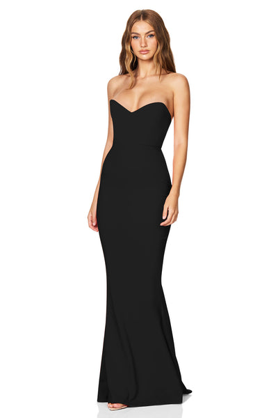 Nookie Love Affair Gown - Black - SHOPJAUS - JAUS