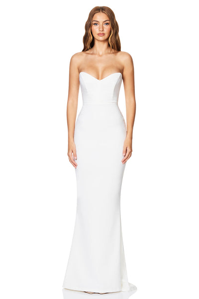 Nookie Love Affair Gown - White - SHOPJAUS - JAUS