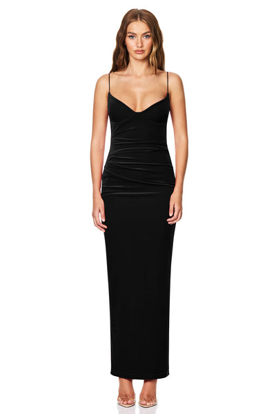 Nookie Mystery Maxi Dress - Black - SHOPJAUS - JAUS