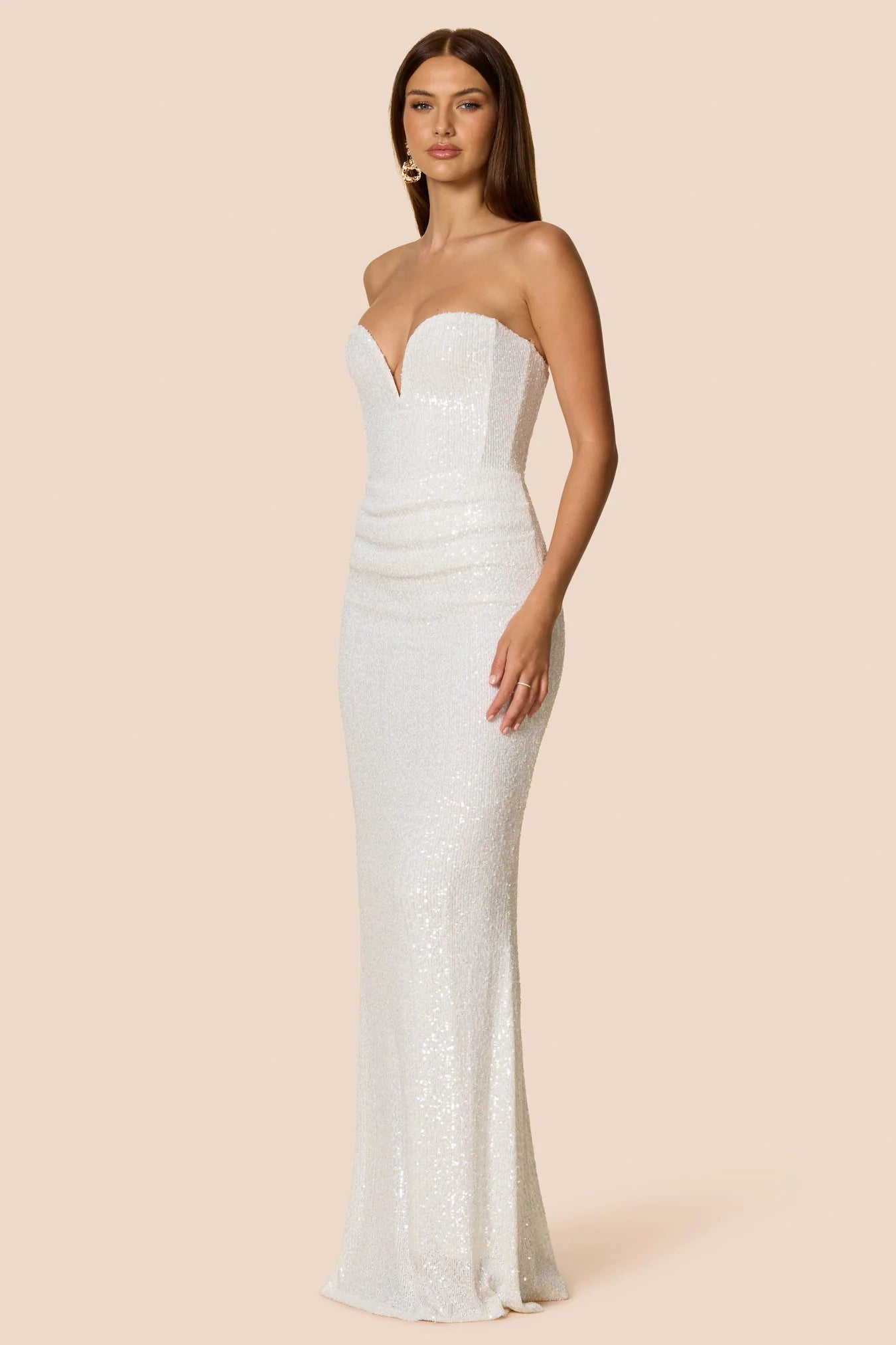 Nookie Dante Maxi Dress - Crystal