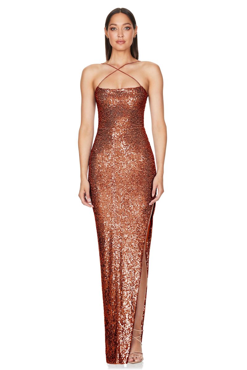Nookie Leilani Gown - Toffee - SHOPJAUS - JAUS