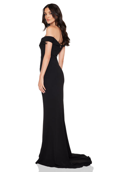 Nookie Chicane Gown - Black - SHOPJAUS - JAUS