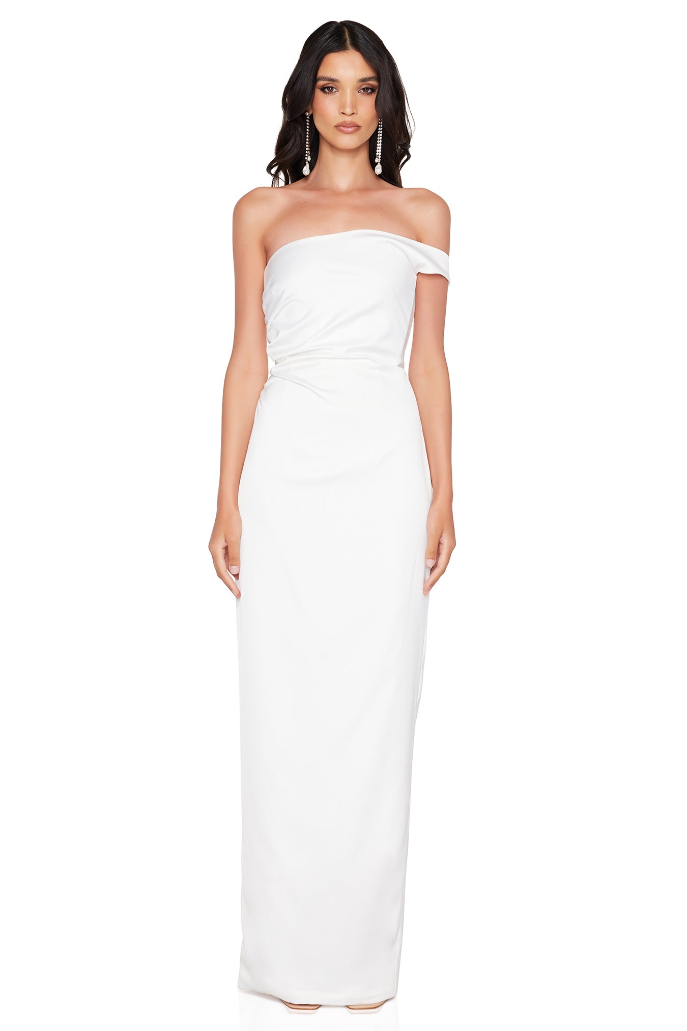 Nookie Pallisade Gown - White - SHOPJAUS - JAUS