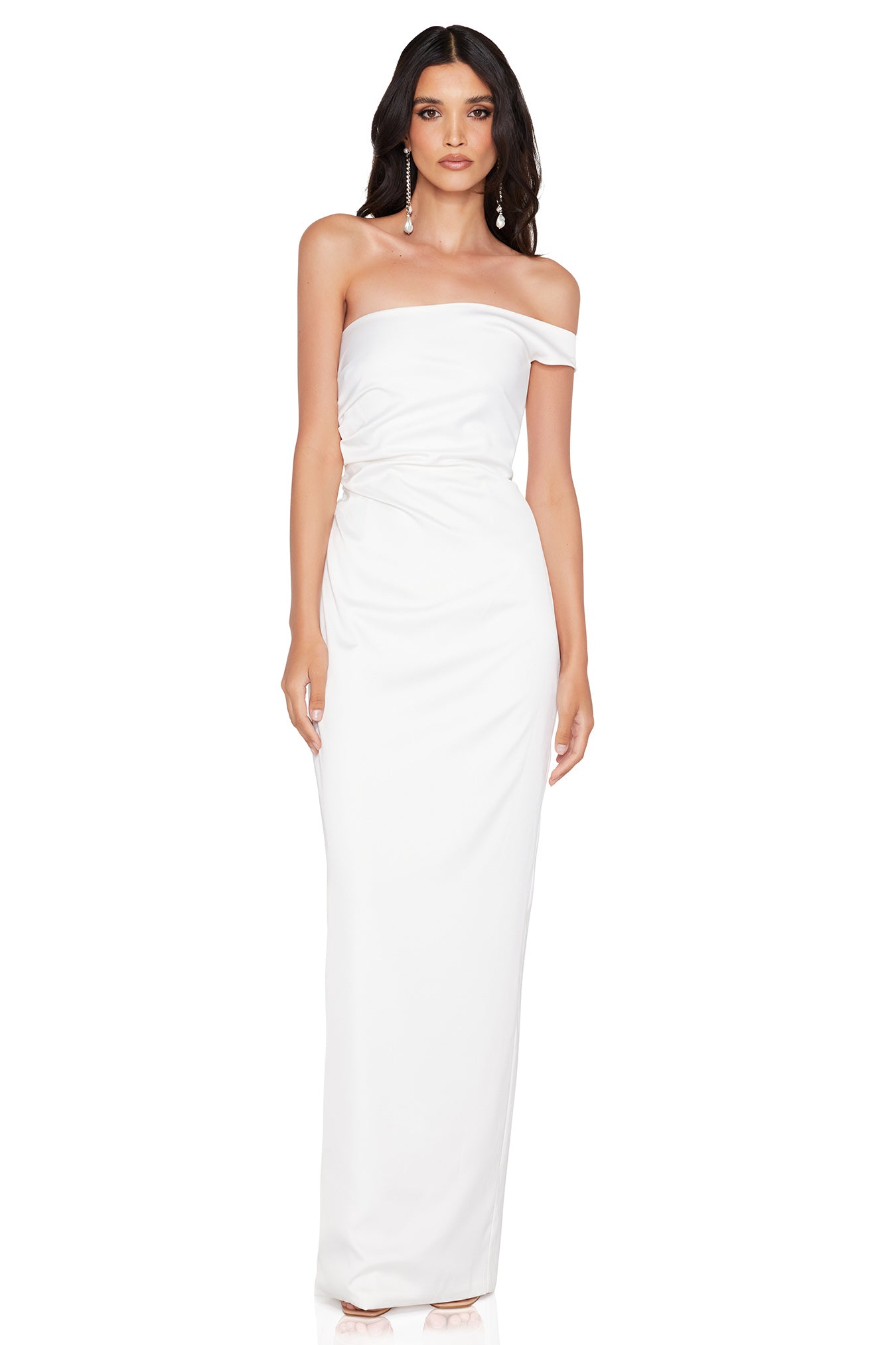 Nookie Pallisade Gown - White - SHOPJAUS - JAUS