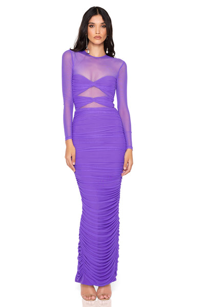 Nookie Intrigue Skirt - Purple - SHOPJAUS - JAUS