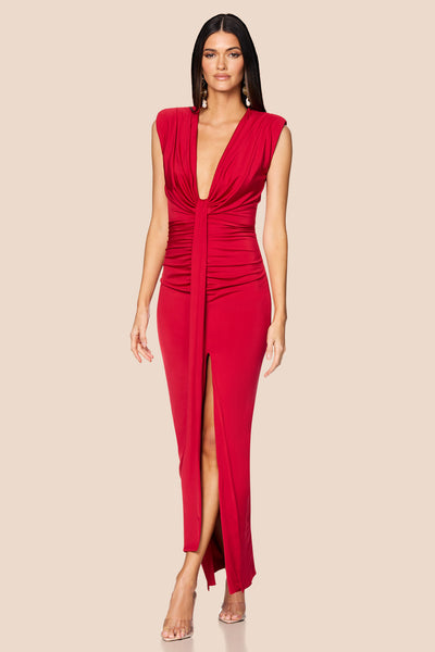 Nookie Giselle Maxi Dress -  Red - SHOPJAUS - JAUS