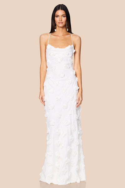 Nookie Roselie Gown - White - SHOPJAUS - JAUS