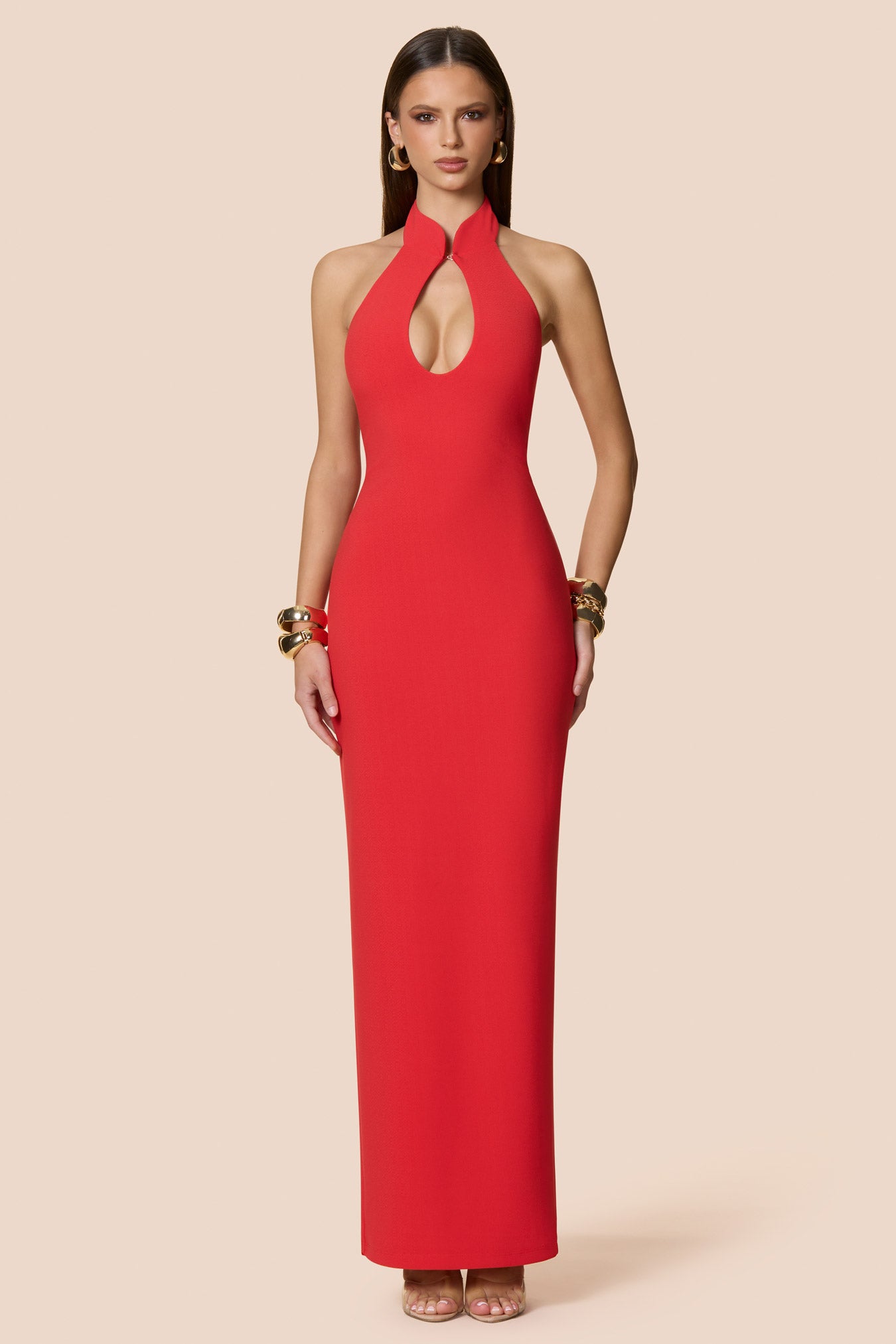 Nookie Harmony Maxi Dress - Cherry