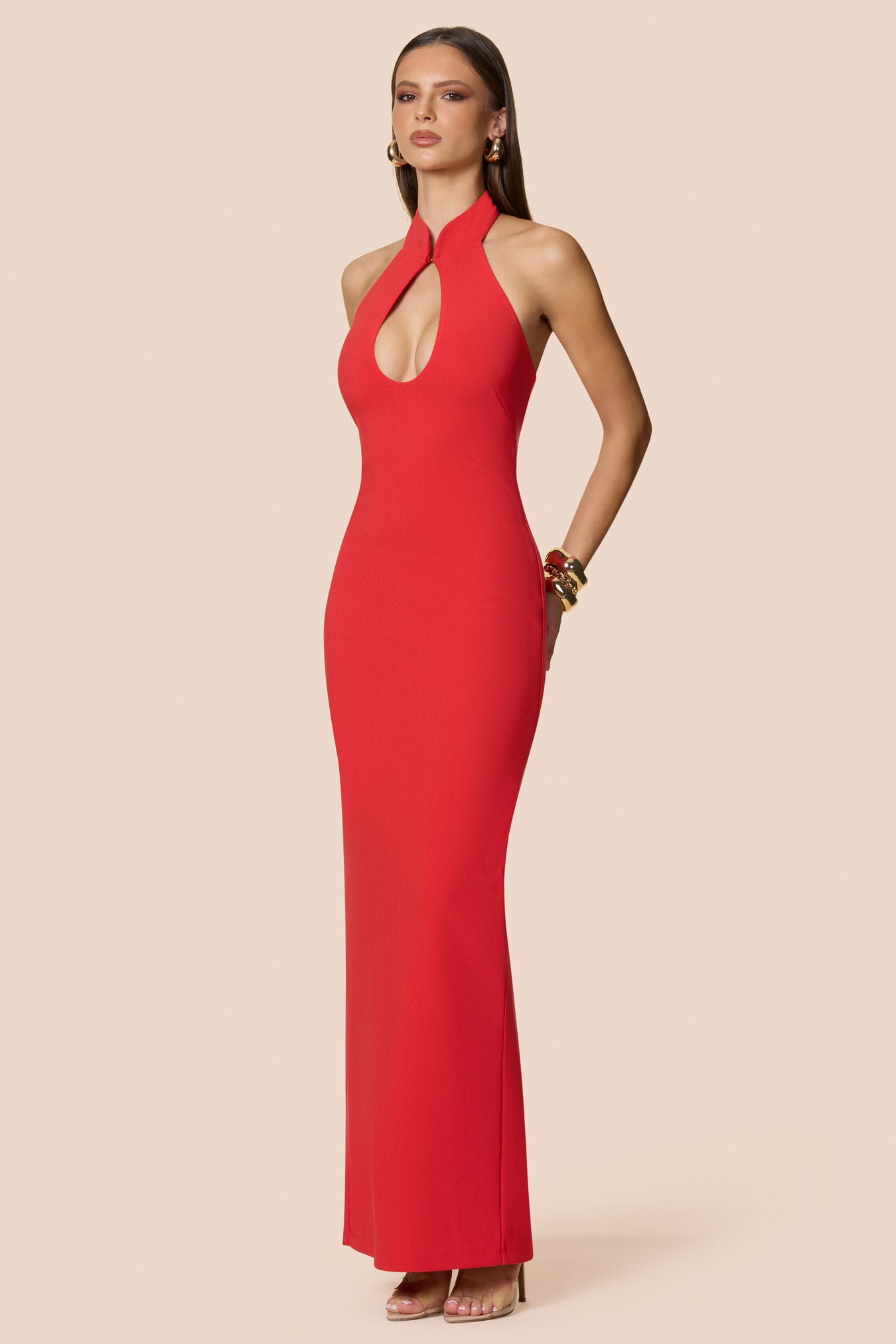 Nookie Harmony Maxi Dress - Cherry