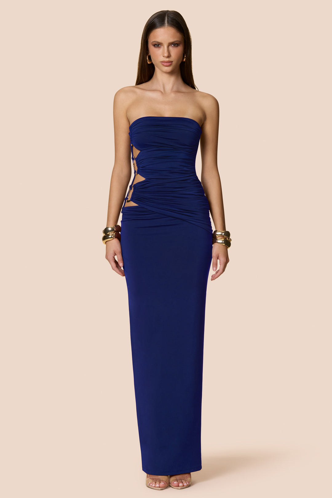 Nookie Portia Bandeau Maxi Dress - Midnight | JAUS Nookie Portia Bandeau Maxi Dress - Midnight | JAUS
