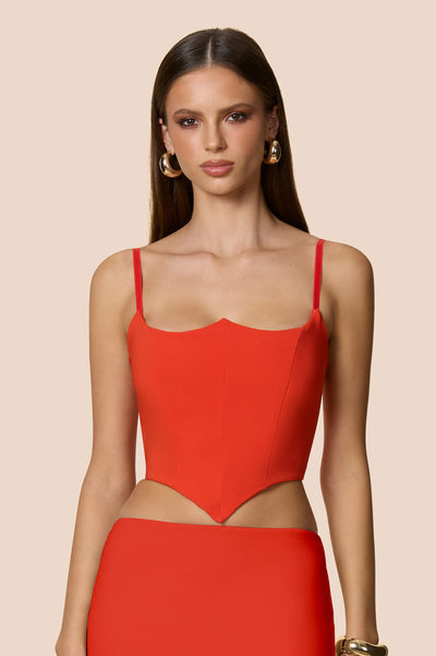 Nookie Aaliyah Crop Top - Tangerine