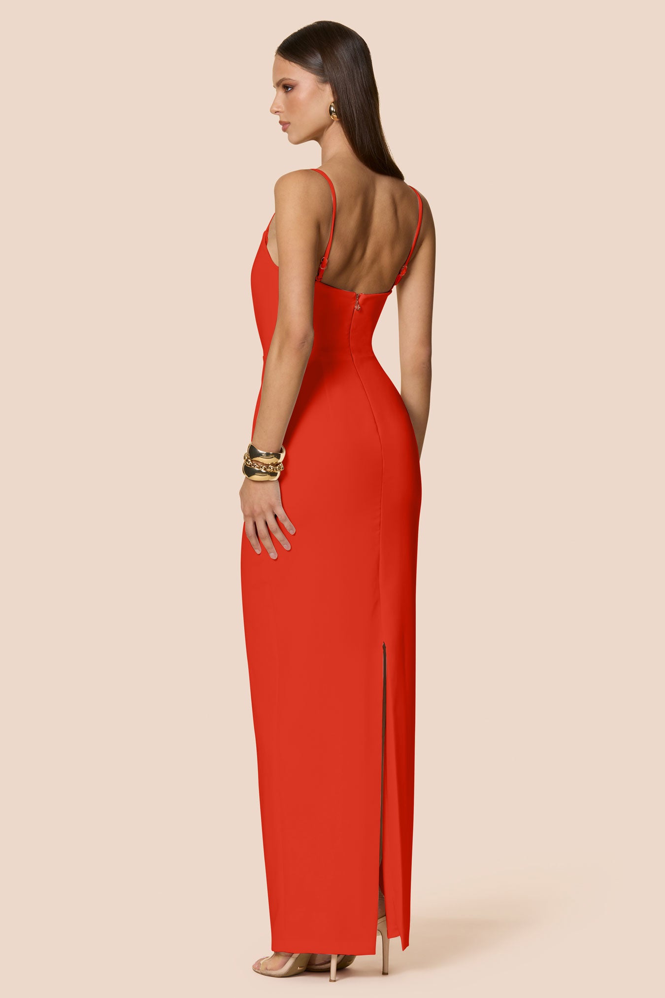 tangerine maxi dress Nookie Aaliyah Maxi Dress