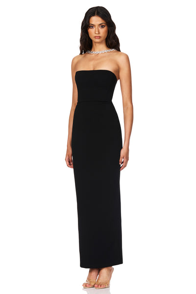 Nookie Madison Gown - Black - SHOPJAUS - JAUS