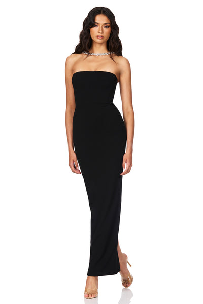 Nookie Madison Gown - Black - SHOPJAUS - JAUS
