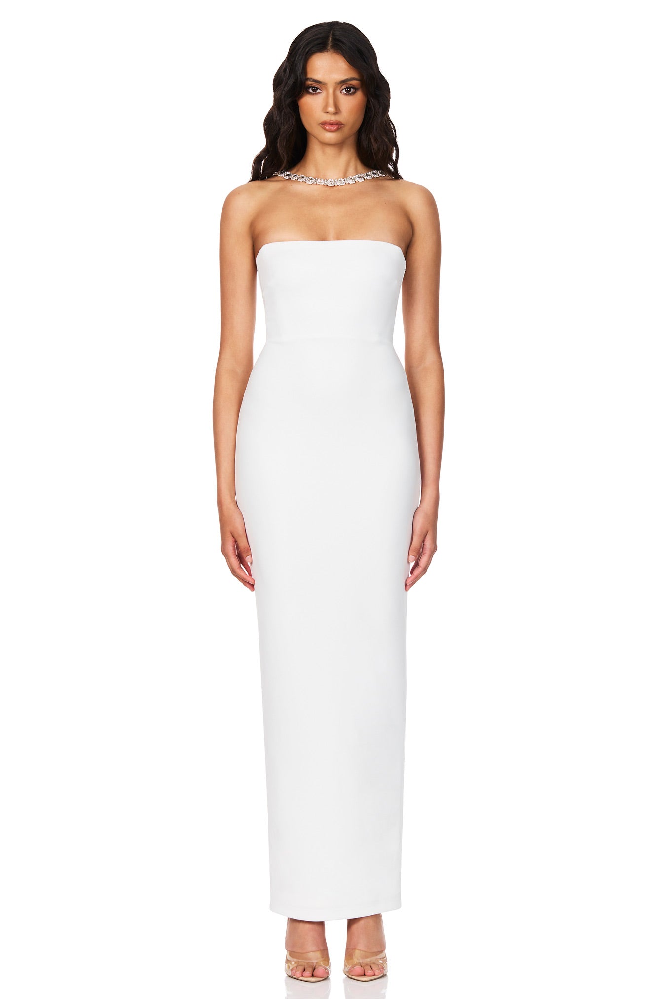 Nookie Madison Gown - White - SHOPJAUS - JAUS