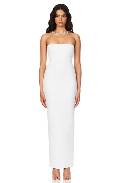 Nookie Madison Gown - White - SHOPJAUS - JAUS
