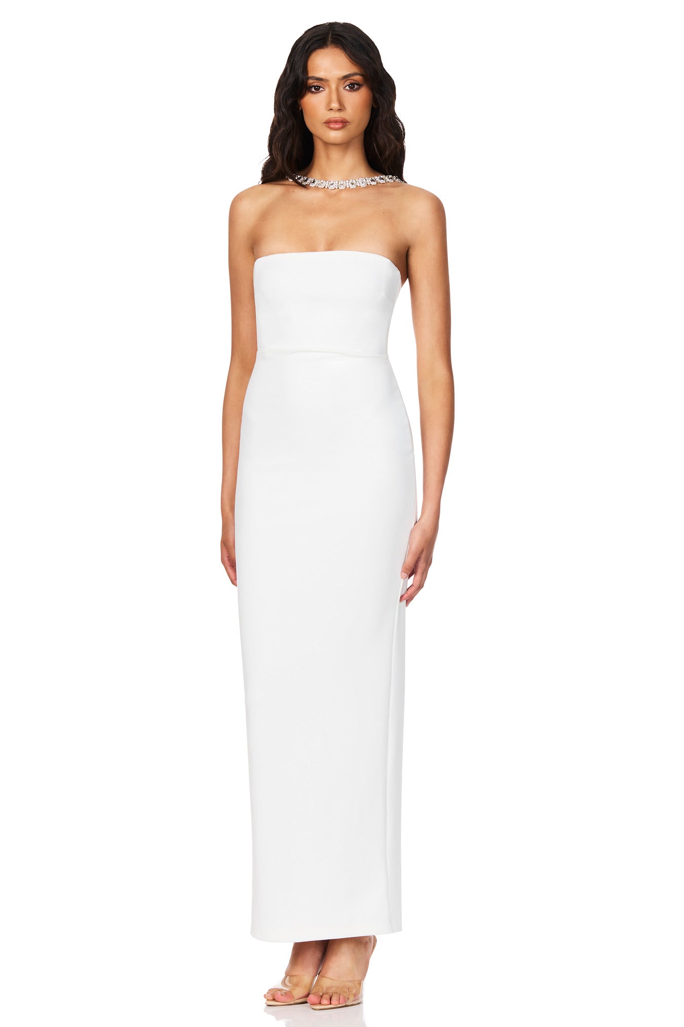 Nookie Madison Gown - White - SHOPJAUS - JAUS
