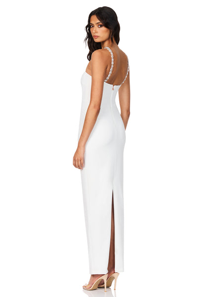 Nookie Madison Gown - White - SHOPJAUS - JAUS