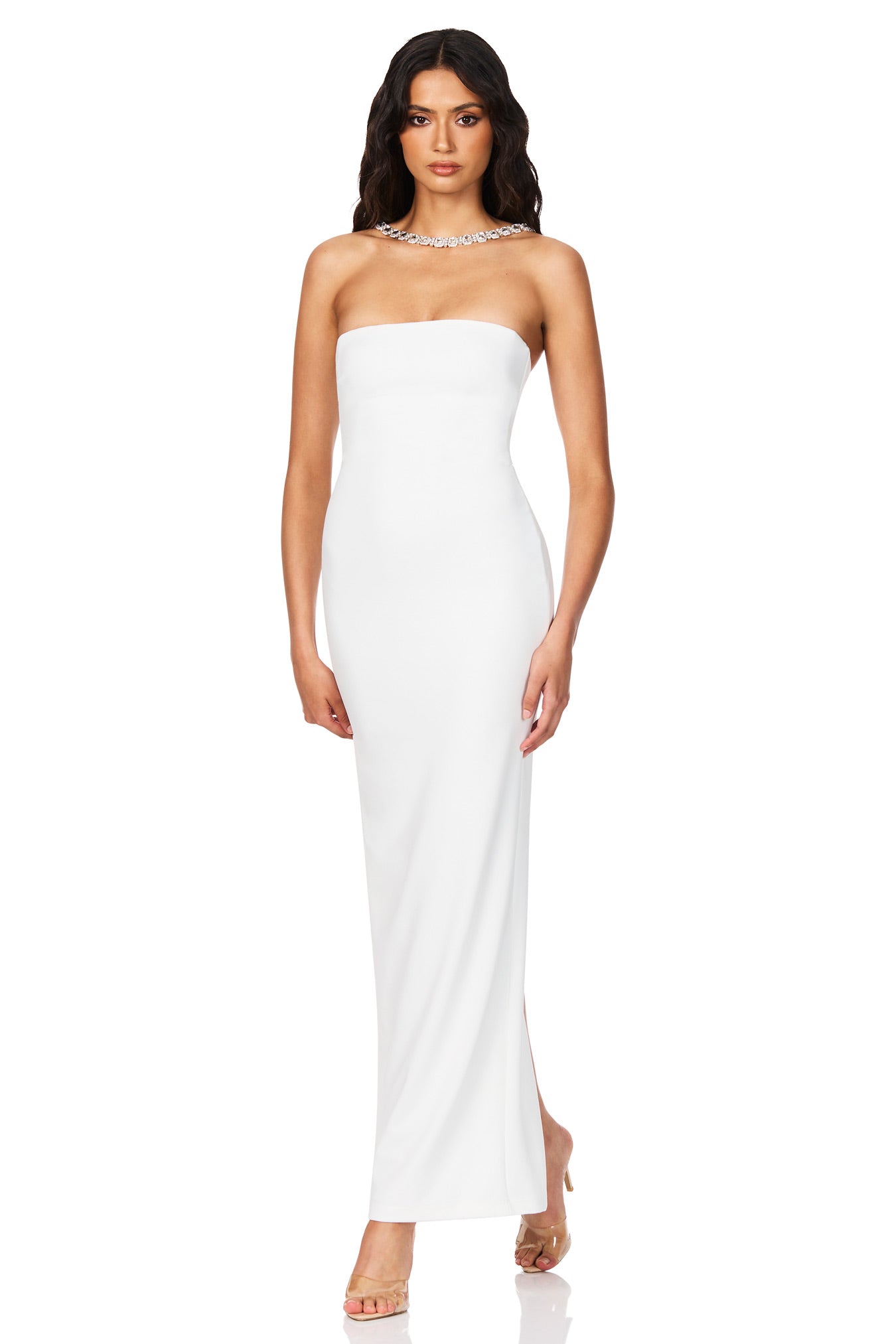 Nookie Madison Gown - White - SHOPJAUS - JAUS