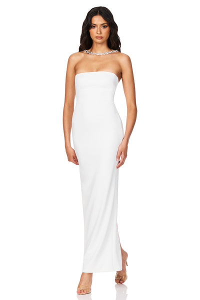 Nookie Madison Gown - White - SHOPJAUS - JAUS