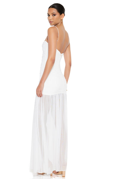 Nookie Monroe Gown - White - SHOPJAUS - JAUS