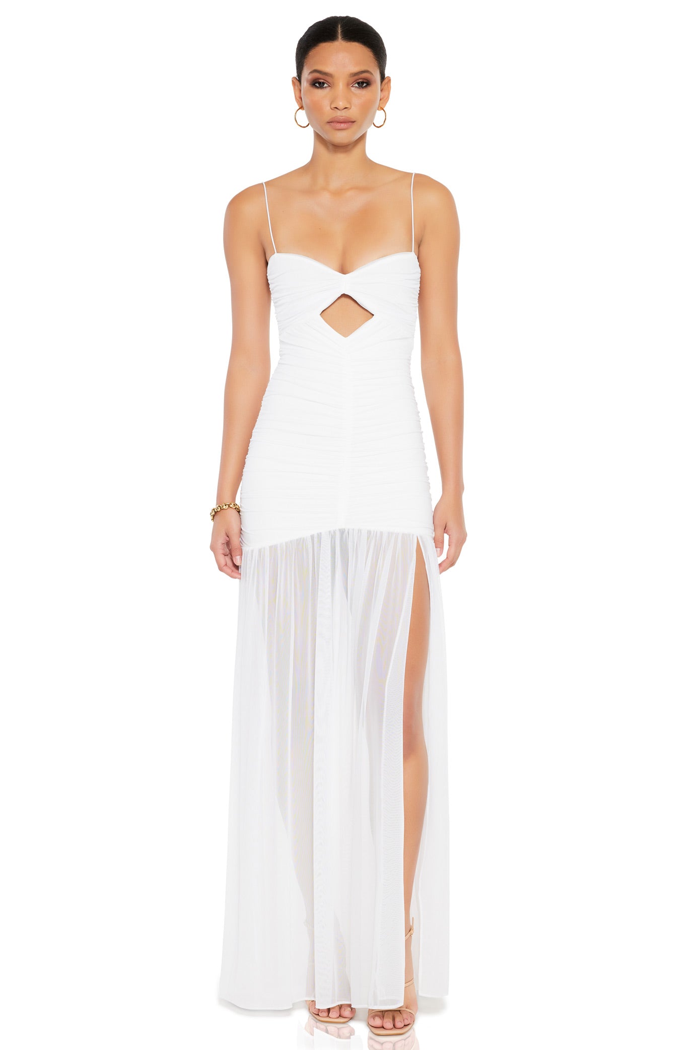 Nookie Monroe Gown - White - SHOPJAUS - JAUS