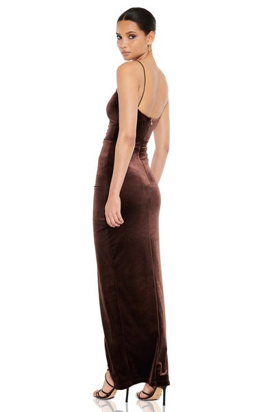 Nookie Verve Gown - Truffle - SHOPJAUS - JAUS