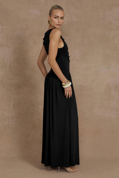 Nalla Maxi Dress - Black - SHOPJAUS - JAUS