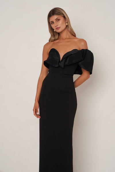 Naomi Dress - Black - SHOPJAUS - JAUS