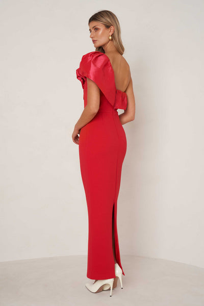 Naomi Dress - Red - SHOPJAUS - JAUS