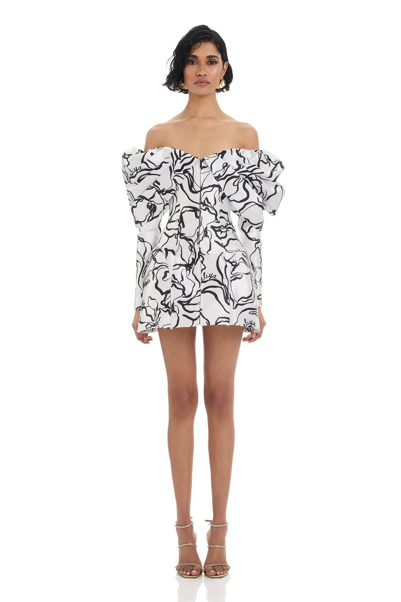 Noelle Dress - Print - SHOPJAUS - JAUS