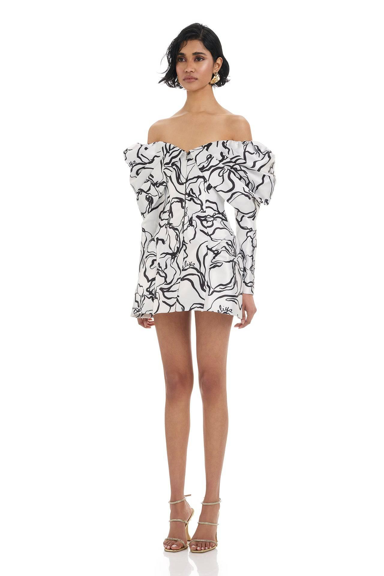 Noelle Dress - Print - SHOPJAUS - JAUS