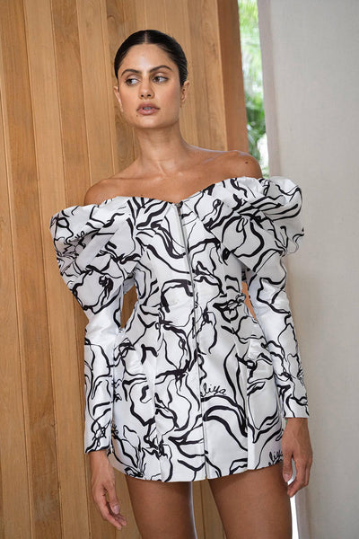 Noelle Dress - Print - SHOPJAUS - JAUS