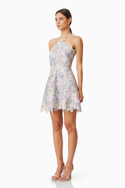 Jacinta Mini Dress - Taupe Multi - SHOPJAUS - JAUS