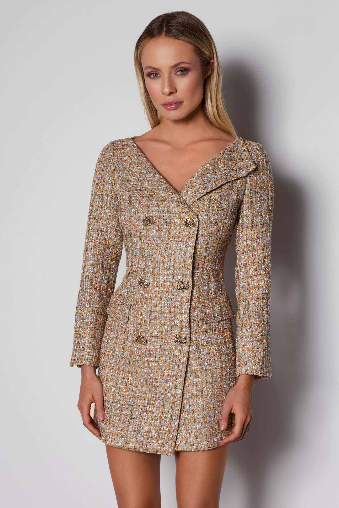 Oliver Dress - Gold - SHOPJAUS - JAUS