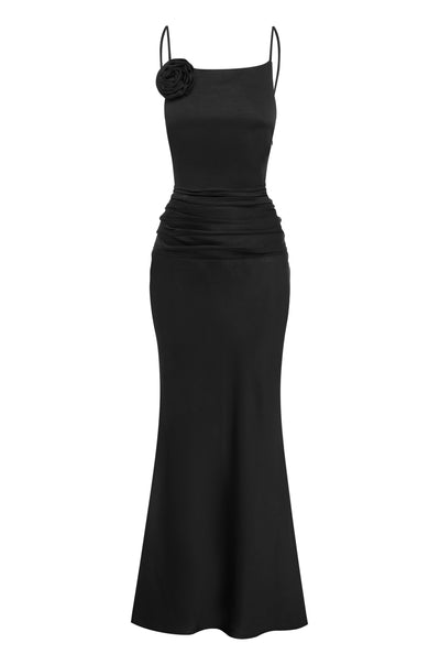 Piani Maxi Dress - Black - SHOPJAUS - JAUS