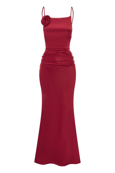 Pianni Maxi Dress - Red - SHOPJAUS - JAUS