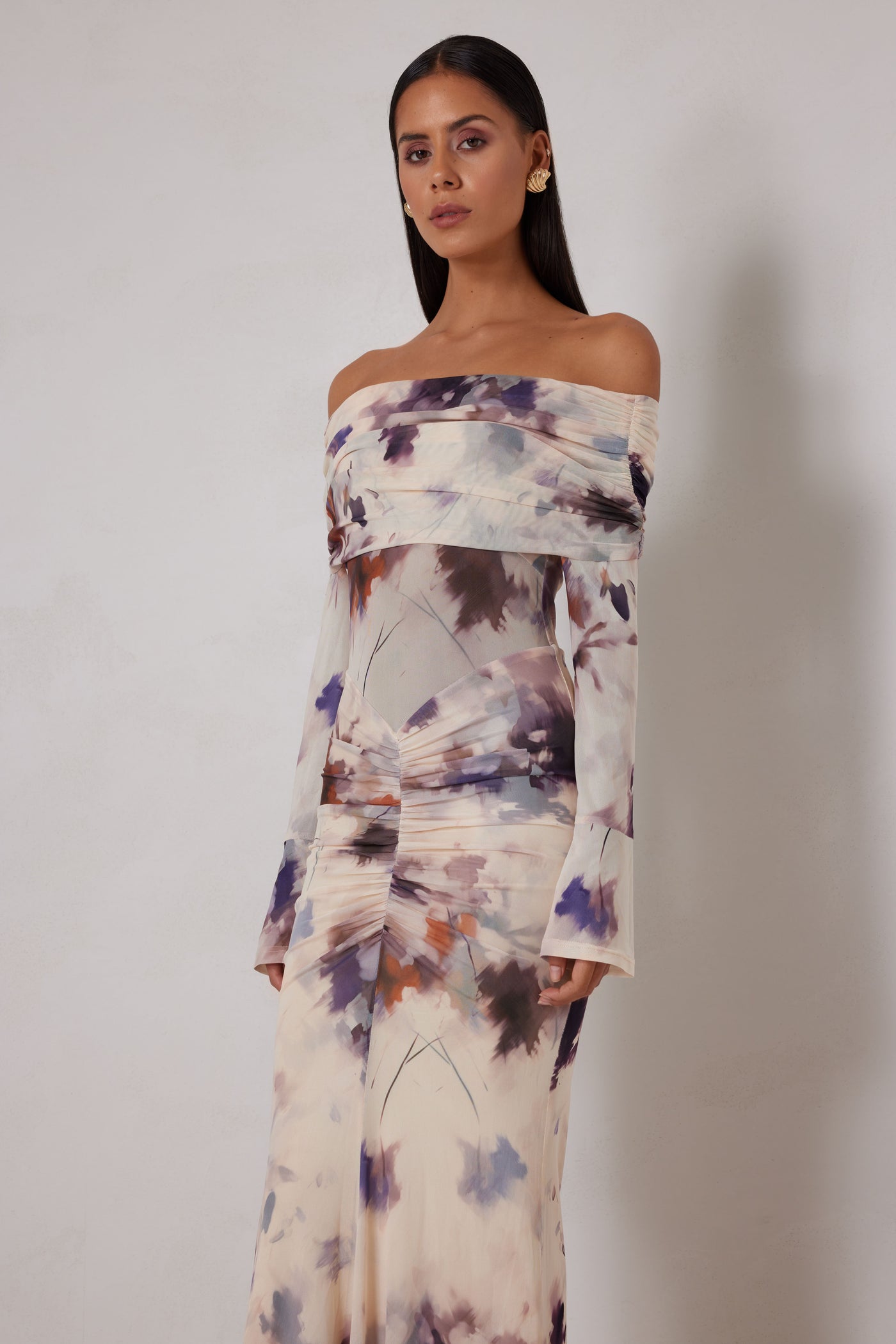 Paige Dress - Watercolour Bloom