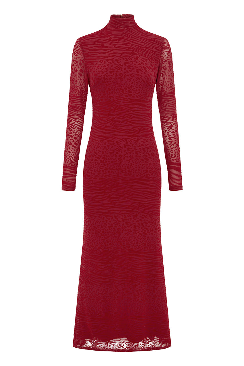 Reia Maxi Dress - Red - SHOPJAUS - JAUS