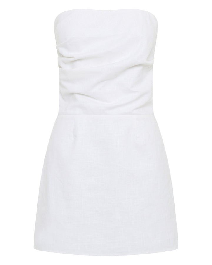 romi linen dress Romi Linen Dress - White