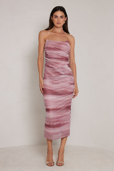 Rayleigh Dress - Pink Horizon