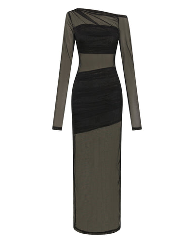 Reine Maxi Dress - Black - SHOPJAUS - JAUS